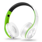Ltt660 stereo bluetooth casque bluetooth mp3, support 32 go de carte tf et 3, 5 mm aux (vert blanc) Ltt660 stereo bluetooth casque bluetooth mp3, support 32 go de carte tf et 3, 5 mm aux (vert blanc)