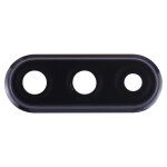Lunette arri�re pour appareil photo avec cache - objectif de 24mp pour huawei nova 4e (noir)