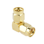 Mle plaqu or sma mle  sma adaptateur mle avec angle de 90 degrs