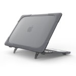 Pour macbook pro 13. 3 pouces (a1708) & avec touchbar (a1706) ordinateur portable tpu + pc pliant antichoc ...