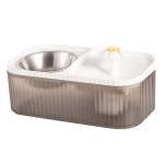 Machine � eau d'alimentation, mangeoire automatique pour chat et chien, chauffe - eau, bol d'alimentation ...