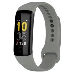 Pour mambo band 5 / 5s bracelet de montre de remplacement en silicone de couleur unie (gris)