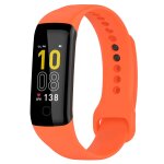 Pour mambo band 5 / 5s bracelet de montre de remplacement en silicone de couleur unie (orange) Pour mambo band 5 / 5s bracelet de montre de remplacement en silicone de couleur unie (orange)