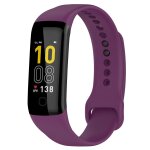 Pour mambo band 5 / 5s bracelet de montre de remplacement en silicone de couleur unie (violet)