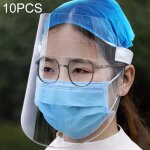 Masque transparent anti - �claboussures anti - salive - 10 pcs