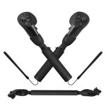 Pour meta quest pro vr lunettes golf jeu light pole poignée longue tige (noir) Pour meta quest pro vr lunettes golf jeu light pole poignée longue tige (noir)