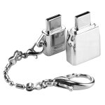 Micro usb femelle vers usb - c / type - c m�le + usb 2. 0 femelle vers usb - c / type - c m�le adaptateur ...