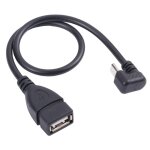 Micro usb masculin en forme de u au c�ble de donn�es otg femelle usb 2. 0