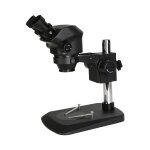 Microscope binoculaire de microscope stéréo kaisi 7050 0. 7x - 50x avec lumière (noir) Microscope binoculaire de microscope stéréo kaisi 7050 0. 7x - 50x avec lumière (noir)
