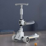 Mijiaqi 01 trottinette pliable multifonctionnelle pour enfants 3 en 1 avec musique et lumires, spec: ...