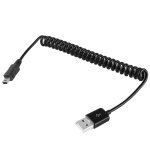 Mini cble  ressort spiral usb  usb 2. 0  5 broches, longueur: 25 cm (peut tre rallong jusqu  ...