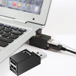 Mini hub portable 3 x ports usb 2. 0 avec cordon