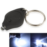 Mini lampe de poche led, lumi�re blanche, fonction porte - cl�s, interrupteur marche / arr�t et pressostat ...