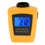 Mini mesureur de distance  ultrasons avec pointeur laser (orange)