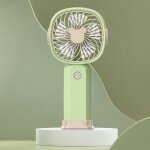 Mini ventilateur multifonctionnel portatif portatif avec fonction de support de téléphone, couleur: jaune ... Mini ventilateur multifonctionnel portatif portatif avec fonction de support de téléphone, couleur: jaune ...