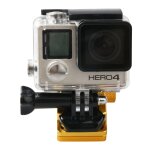Miroir de rétroviseur de moto support de support fixe en alliage d aluminium cnc pour gopro hero4 / 3 ... Miroir de rétroviseur de moto support de support fixe en alliage d aluminium cnc pour gopro hero4 / 3 ...