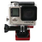 Miroir de r�troviseur de moto support de support fixe en alliage d aluminium cnc pour gopro hero4 / 3 ...