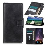 Mirren crazy horse texture horizontal flip cuir toot avec porte - cartes et portefeuille pour iphone ...