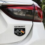 Mod�le de drapeau allemand de voiture - style sticker d�coratif al�atoire