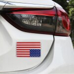 Mod�le de drapeau am�ricain avec motif de voiture, style autocollant d�coratif al�atoire
