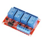 Module de relais 4 voies 5v avec isolation optocoupleur, prend en charge la carte d'extension de déclenchement ... Module de relais 4 voies 5v avec isolation optocoupleur, prend en charge la carte d'extension de déclenchement ...