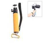 Monopied  main steadicam pour tlphone portable avec pingle pour camra slr (orange)