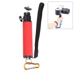 Monopied de poche steadicam pour tlphone portable avec pingle pour camra slr (rouge)
