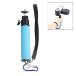 Monopied de poche steadicam avec titulaire ponge pour camra slr (bleu)