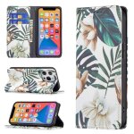 Motif de dessin color invisible horizontal horizontal flip coque en cuir pu avec porte - carte et portefeuill ...