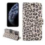 Motif lopard horizontal flip pc + coque en cuir pu avec porte - carte et portefeuille pour iphone 13 ...