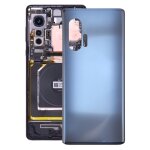 Pour motorola edge + 2020 cache arri�re de batterie d'origine (bleu)