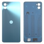 Pour motorola moto e22s couvercle arri�re de la batterie d'origine (bleu)
