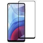 Pour motorola moto g power (2021) film de verre tremp en pleine glu
