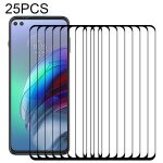 Pour motorola moto g100 25 pcs film de verre tremp� en plein �cran complet