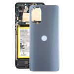 Pour motorola moto g62 india couvercle arri�re de la batterie d'origine (gris)