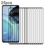 Pour motorola moto g72 25pcs full glue full cover film de protection d'�cran en verre tremp�