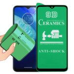 Pour motorola moto g8 power lite 9d film céramique plein écran complet Pour motorola moto g8 power lite 9d film céramique plein écran complet