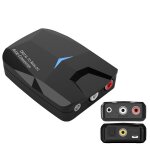 Msd - m24 amplificateur optique dcodeur fibre optique coaxial rca adaptateur audio numrique vers analogique ...