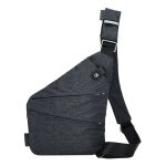 Multi - function portable anti - theft polyester business chest bag outdoor sports shoulder bag for men ...