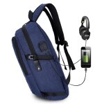 Multifonctionnel grande capacit voyage sac  dos dcontract sac d ordinateur portable avec interface ...