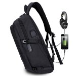 Multifonctionnel grande capacit� voyage sac � dos d�contract� sac d ordinateur portable avec interface ...