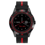 N6 smart watch 1. 3 pouce cran tft mtk2502c bluetooth4. 0, bracelet de montre en silicone, moniteur ...