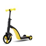 Nadle foldabletrois roues trottinette enfant  trois modes d'quilibrage (jaune)