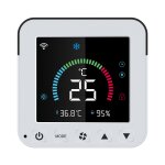 Neo nas - rt01w wifi smart color screen infrarouge air climostat thermostat (noir)