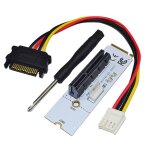 Ngff m. 2 cl m  pci - e 1x / 4x / 8x / 16x carte graphique convertisseur de slot lvateur carte de ...