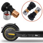 Pour ninebot max g30 2pcs scooter pneus aspirateur buse (noir)