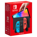 Nintendo switch (modèle oled) rouge néon / bleu néon Nintendo switch (modèle oled) rouge néon / bleu néon