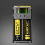 Nouveau chargeur digi smart i2 intelligent nitecore avec indicateur del pour piles 14500, 16340 (rcr123), ...