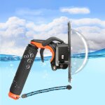 Obturateur déclencheur + dôme port objectif couvercle transparent + flottant main grip plongée bâton ... Obturateur déclencheur + dôme port objectif couvercle transparent + flottant main grip plongée bâton ...