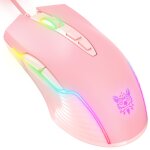 Onikuma cw905 rgb Éclairage souris filaire (rose) Onikuma cw905 rgb Éclairage souris filaire (rose)